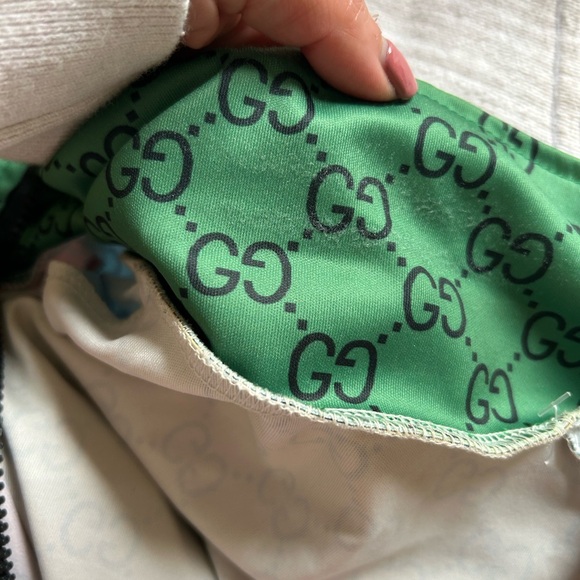 Gucci Light multi color Monogram Jacket sz Small - Picture 11 of 11